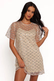 Silvie Mini Dress Light Taupe