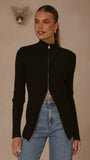 Cleo Long Sleeve Top Black