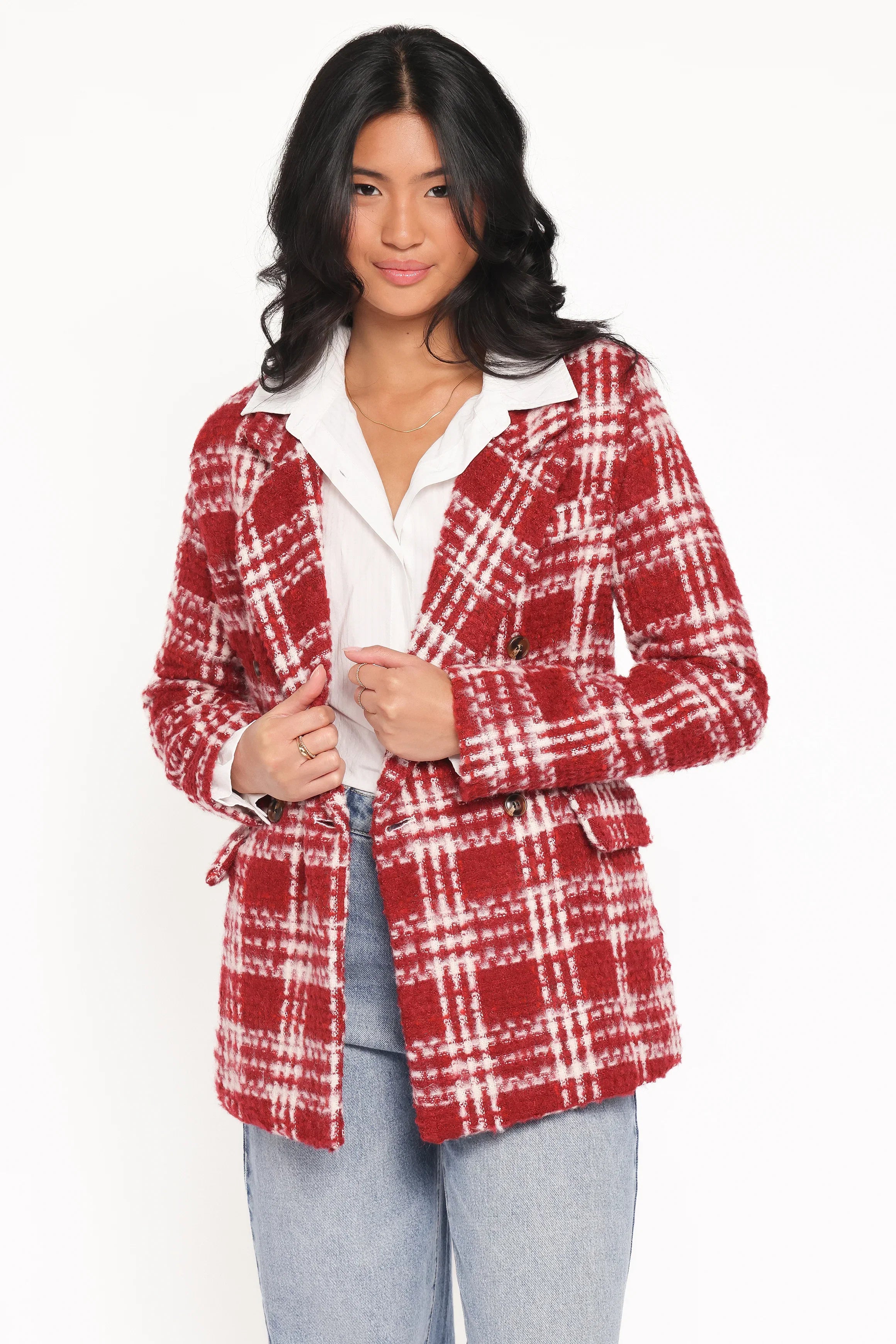Juliette Blazer Red