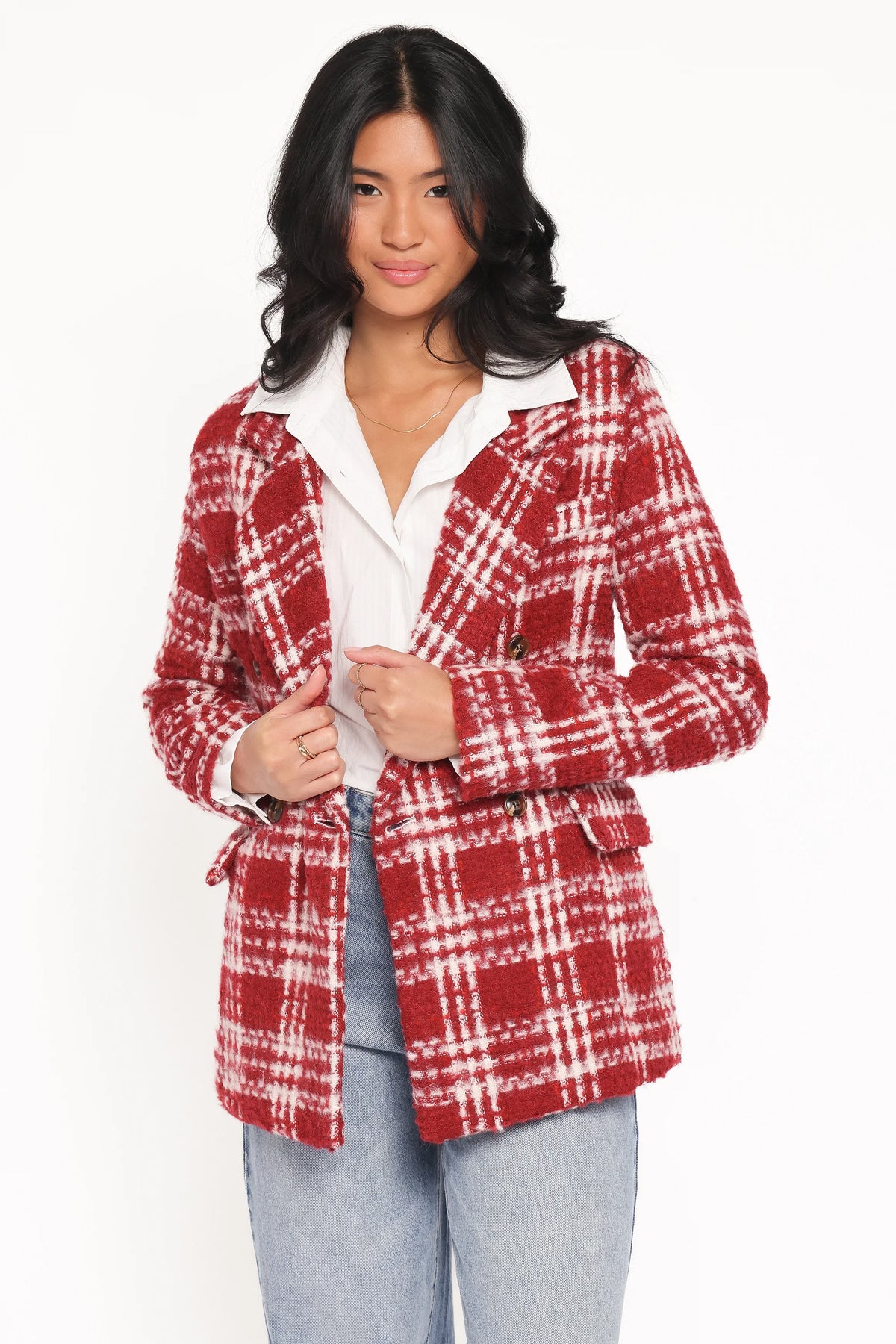 Juliette Blazer Red