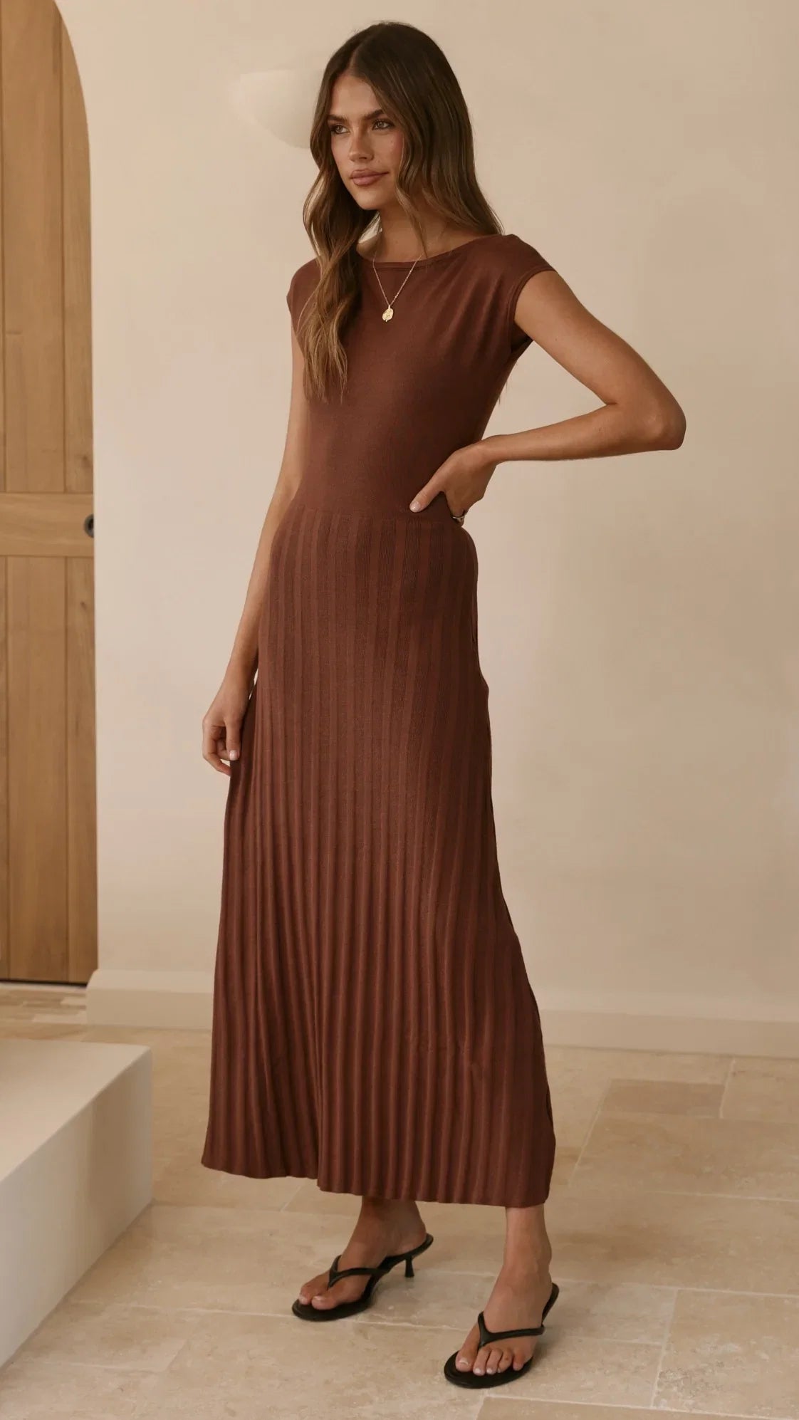 Marni Maxi Dress Chocolate