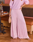 Soft Sway Pleated Wide Leg Pants