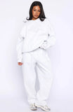 Know What You Want Barrel Leg Sweatpants Grey Marle