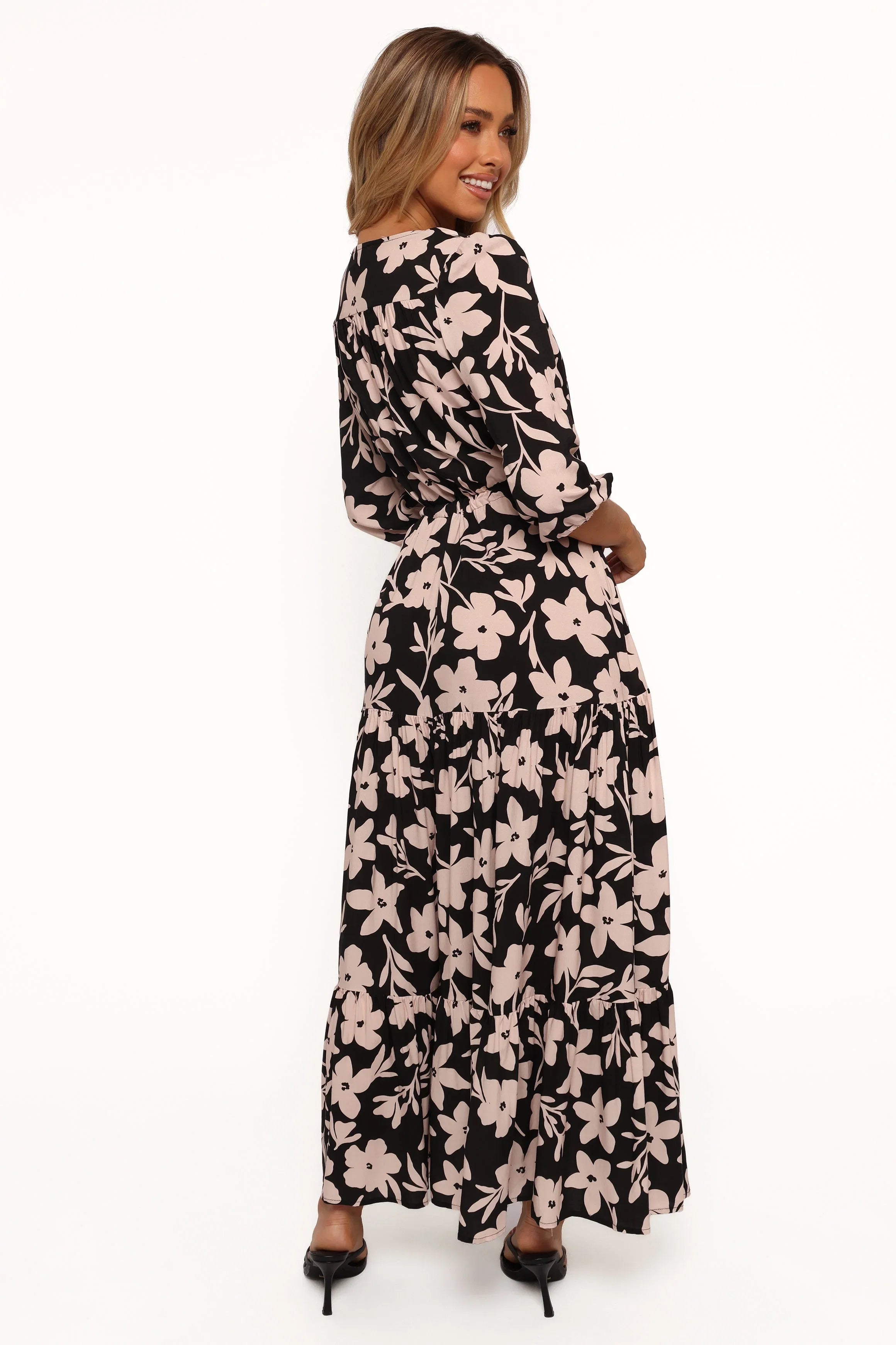 Kelda Dress Black Augusta Print