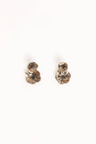 Evelina Flower Earrings Gold