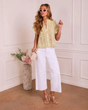 Sweetness Blooms Floral Cotton Eyelet Top