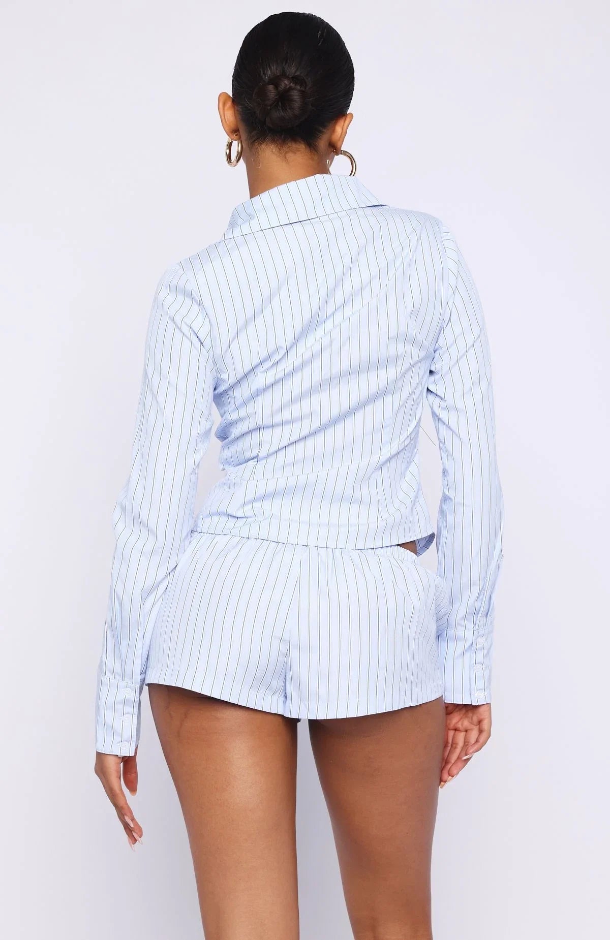 Heatwave Honey Long Sleeve Shirt Sky Blue