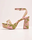Petalina Floral Platform Heels