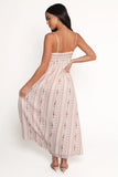 Amaris Maxi Dress Ivory Mauve Floral