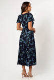 Hendrix Midi Dress Midnight Blues