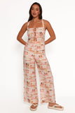 Devina Pants Tan Print