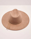 Boho Voltage Faux Suede Western Hat