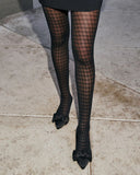 Youre The Moment Houndstooth Tights