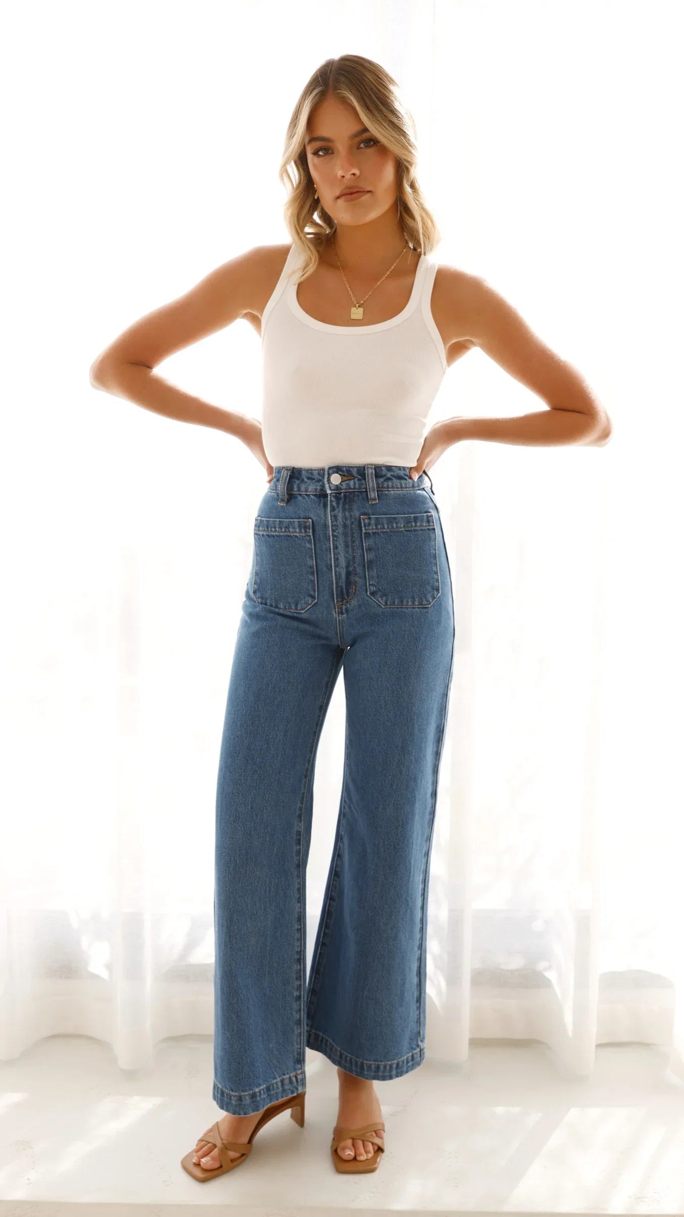 Rollas Sailor Jean Ashley Blue
