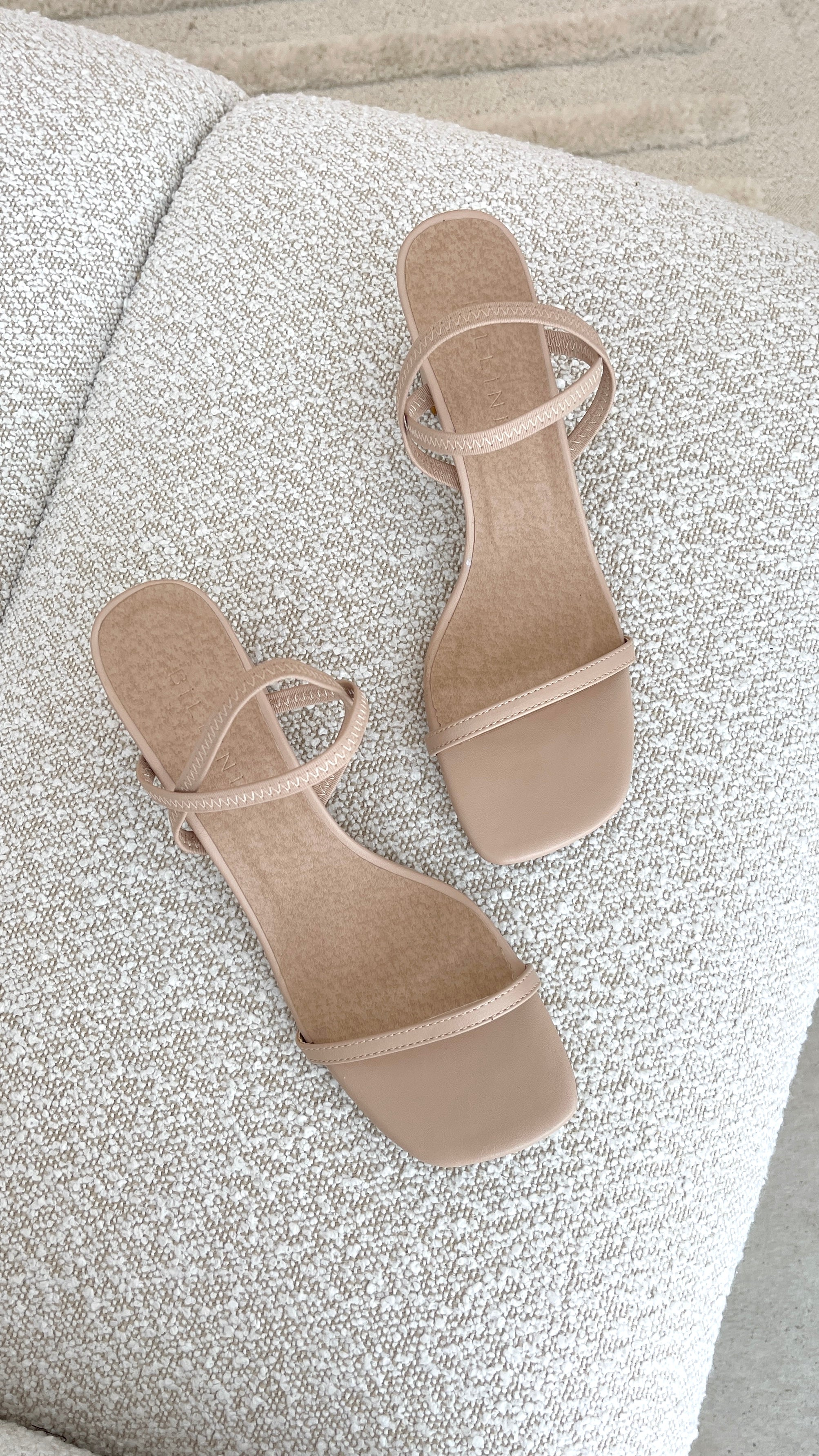 Balton Mule Heels Nude