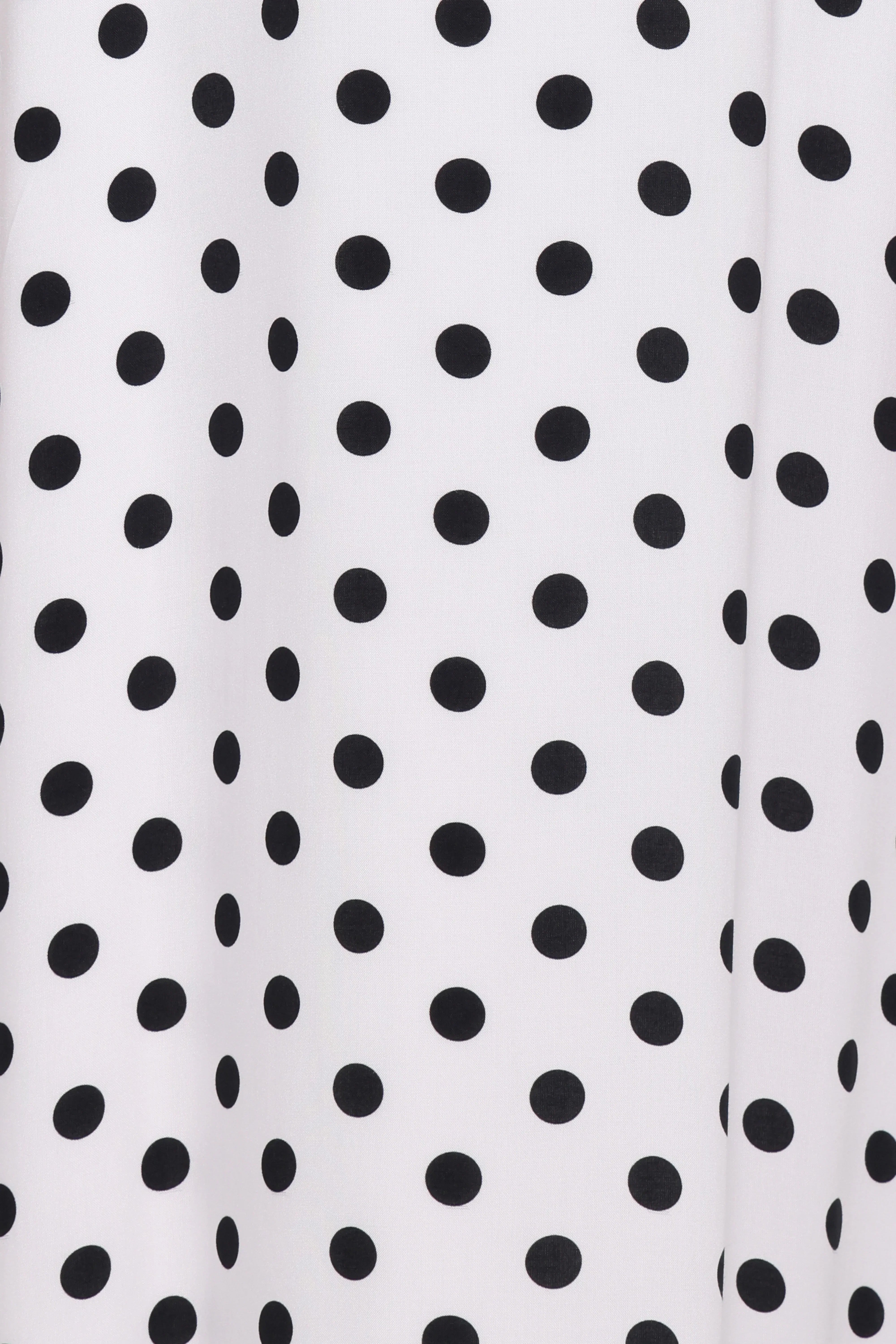 Virgo Maxi Dress White Polka Dot