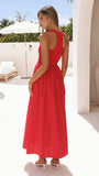 Maia Maxi Dress Red