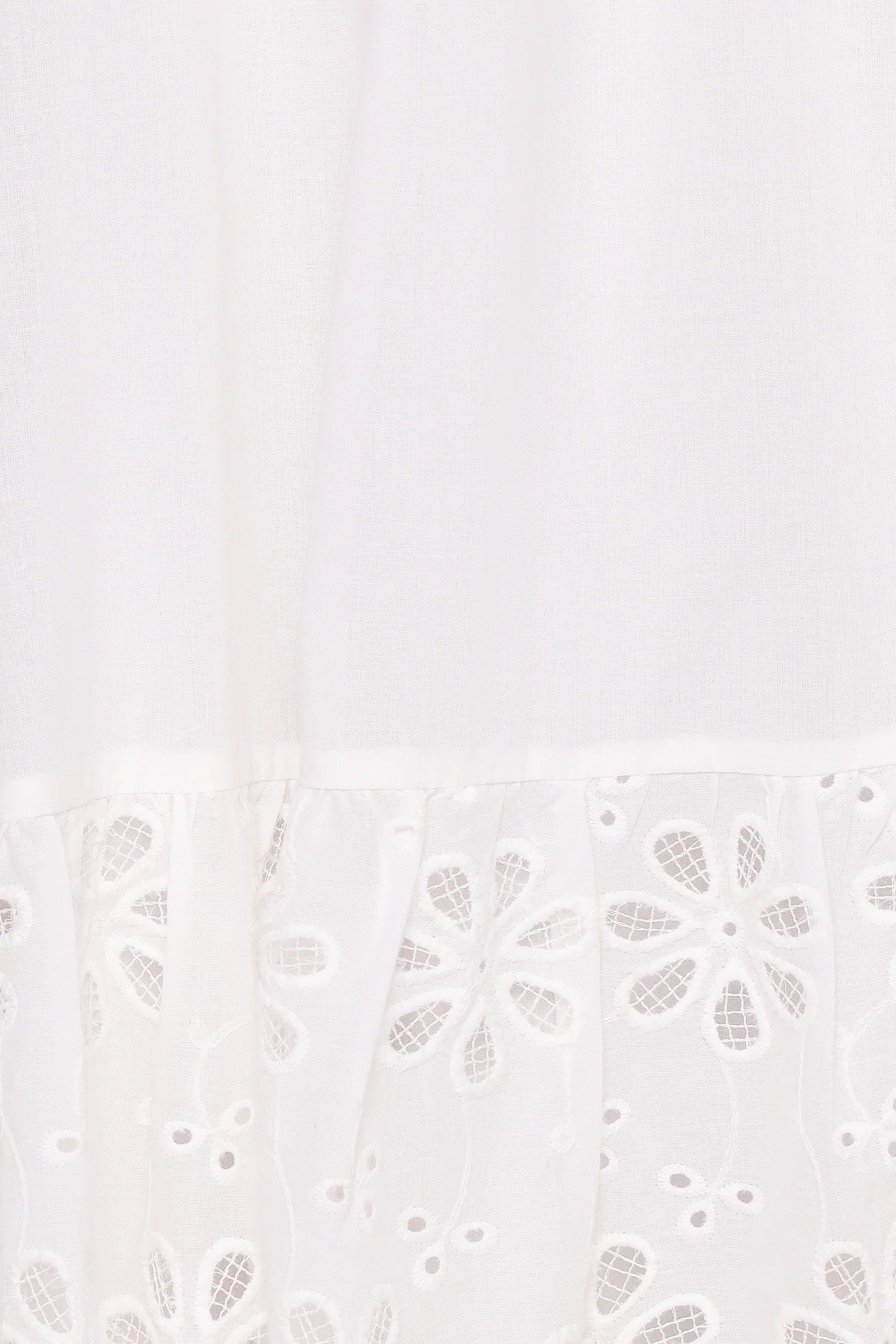 Xana Maxi Dress White Broderie