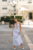 Bailee Maxi Dress Blue Stripe