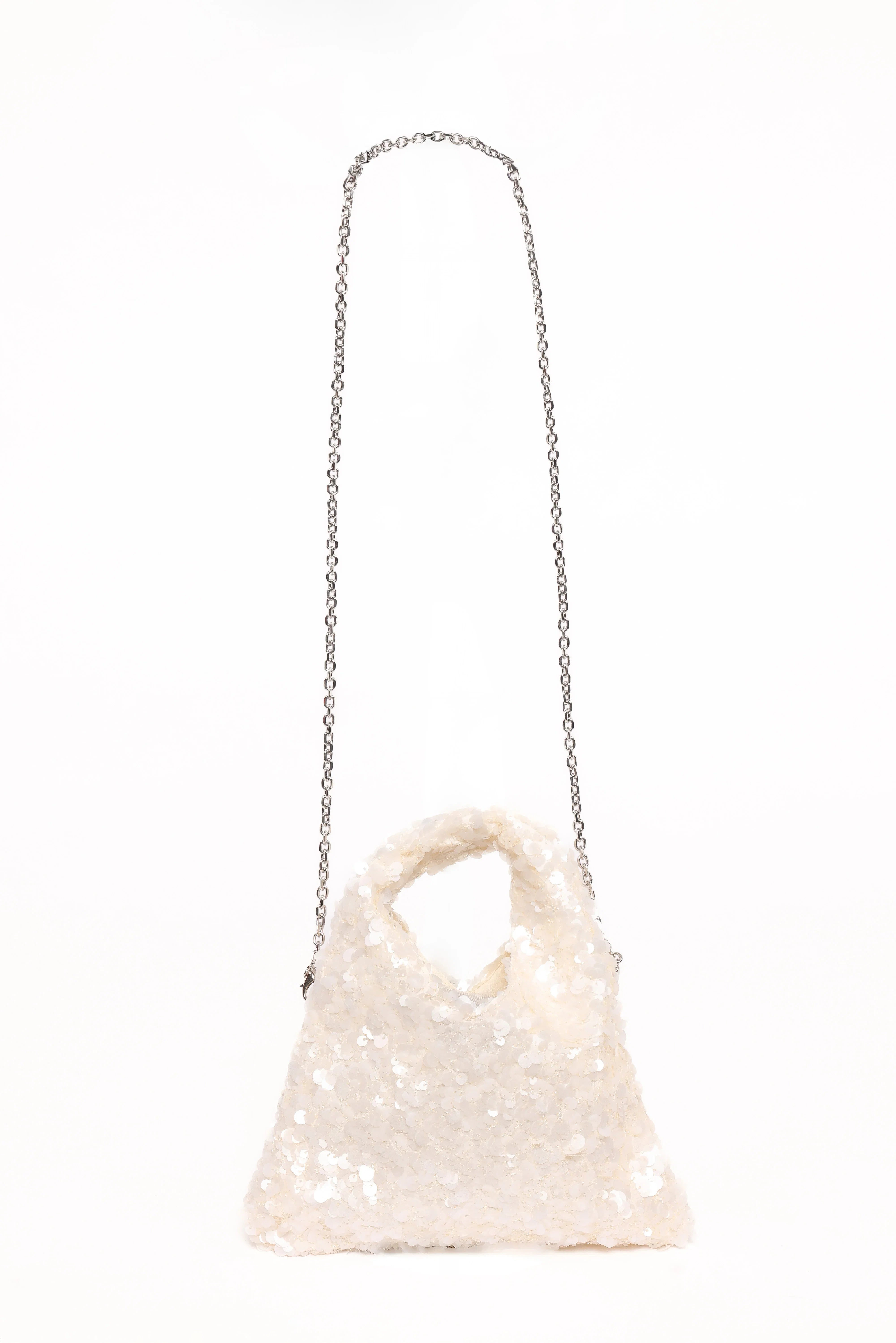 Ashlyn Sequin Bag Champagne