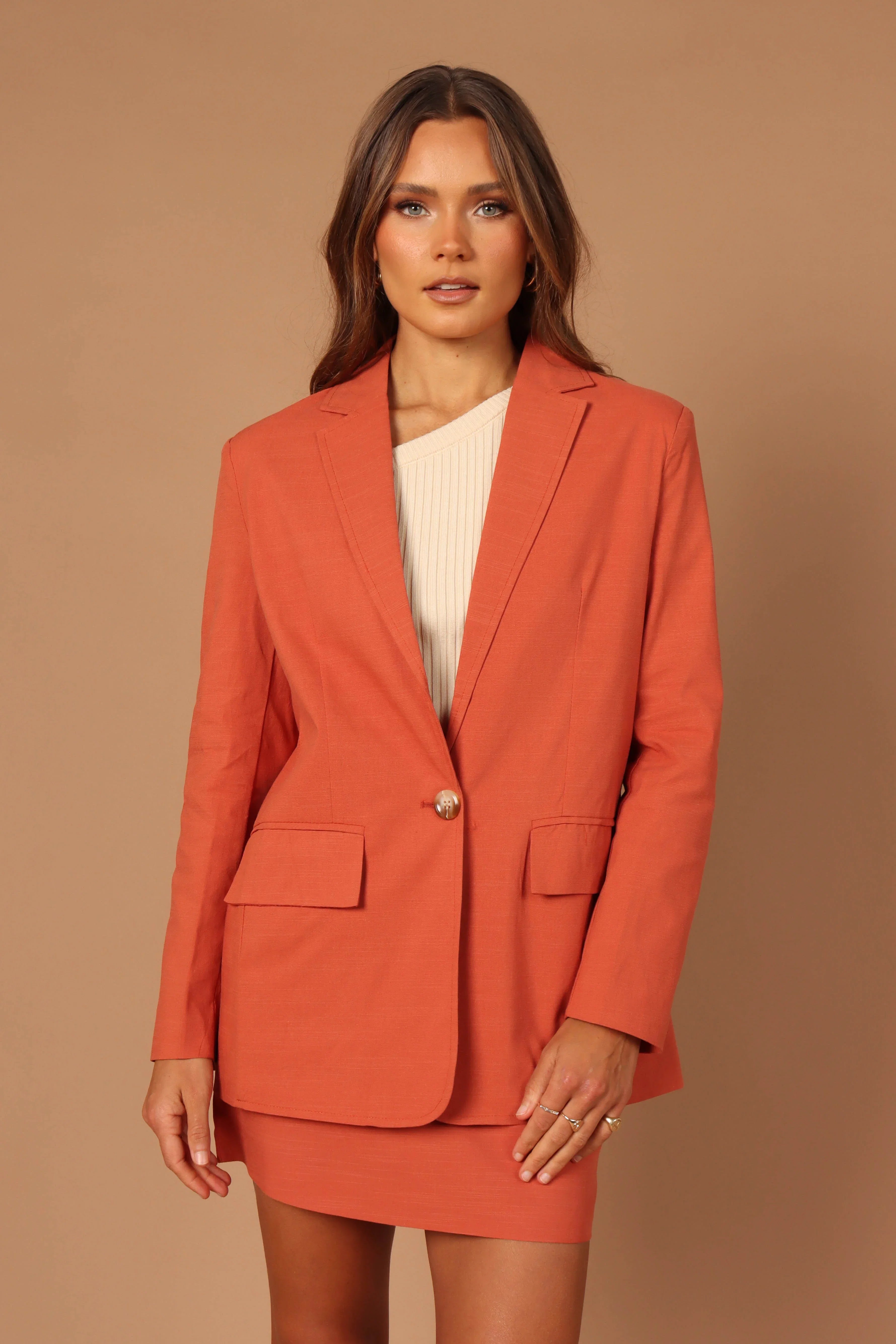 Manhattan Blazer Rust