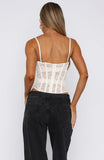 Im Irreplaceable Lace Bustier Cream