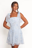 Evangeline Mini Dress Blue