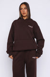 Verano Sixteen Lilia Oversized Hoodie Chocolate