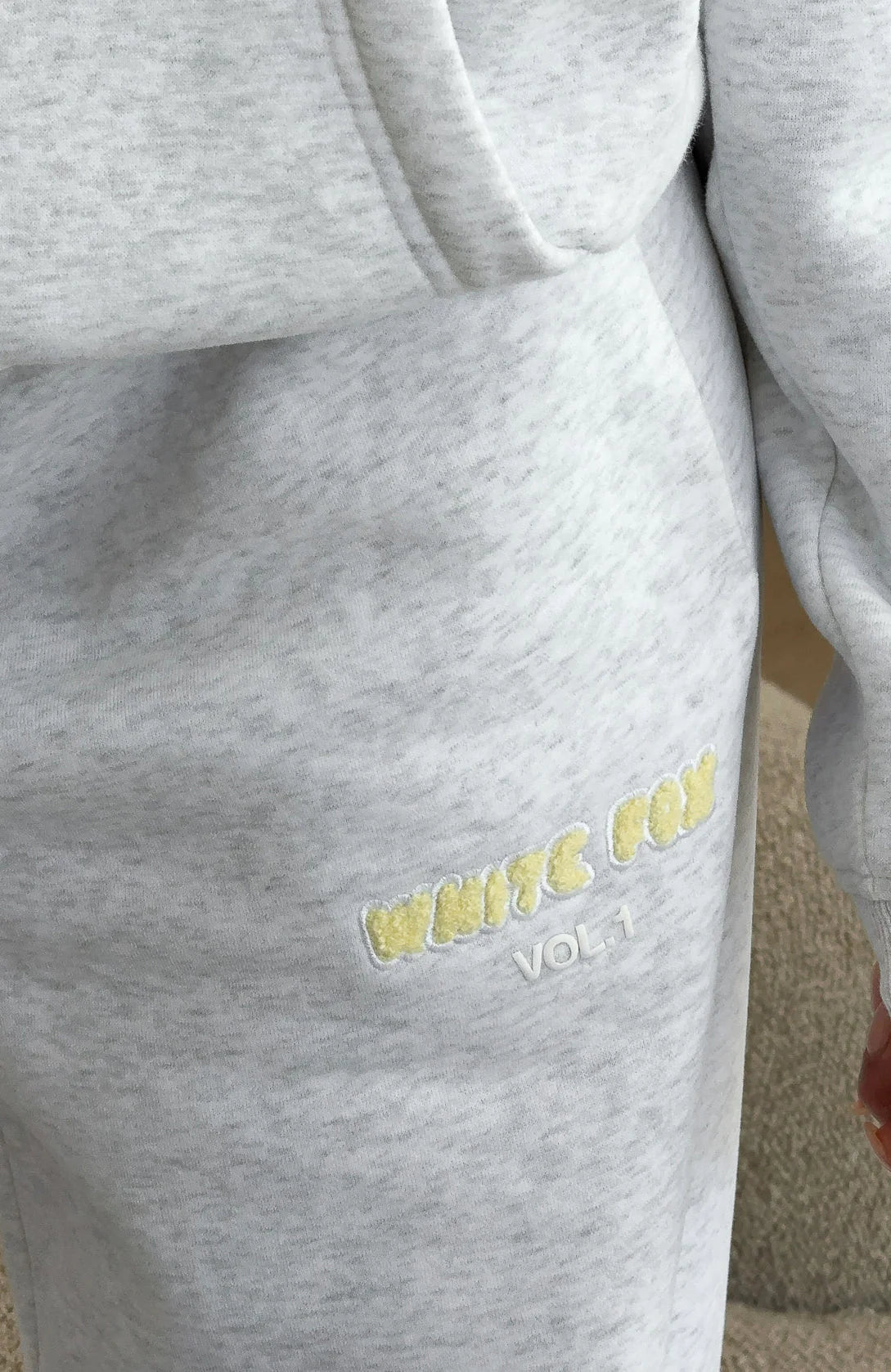 Vol 1 Wide Leg Sweatpants Grey Marle