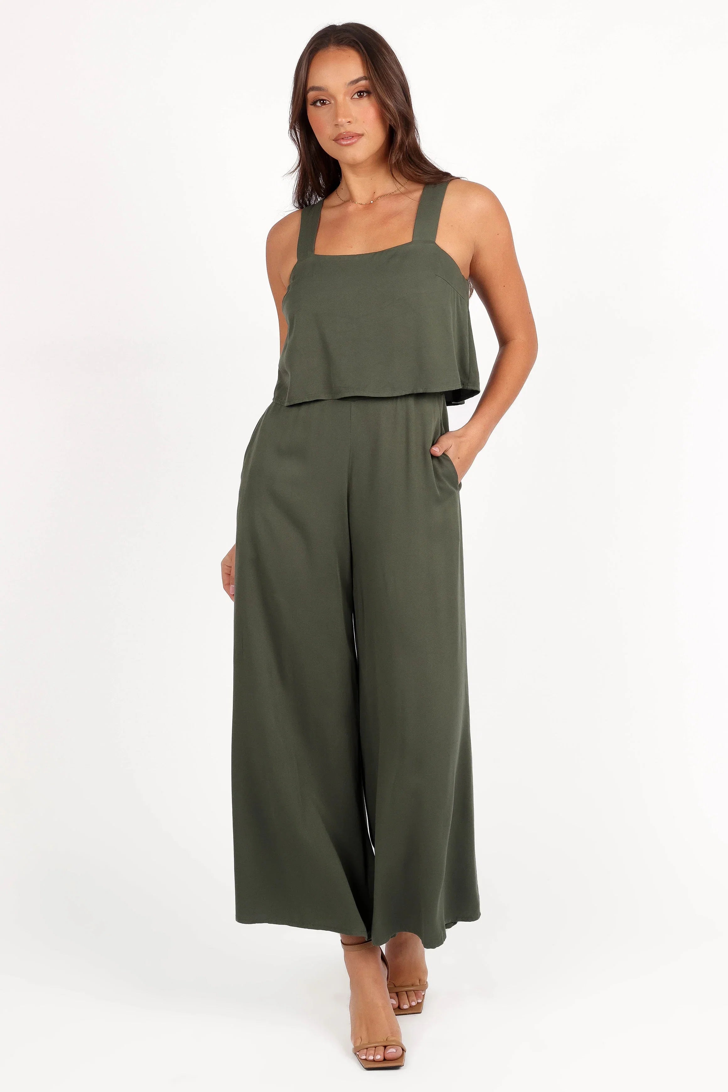 Delia Jumpsuit Khaki