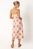 Ryder Strapless Midi Dress Soleil