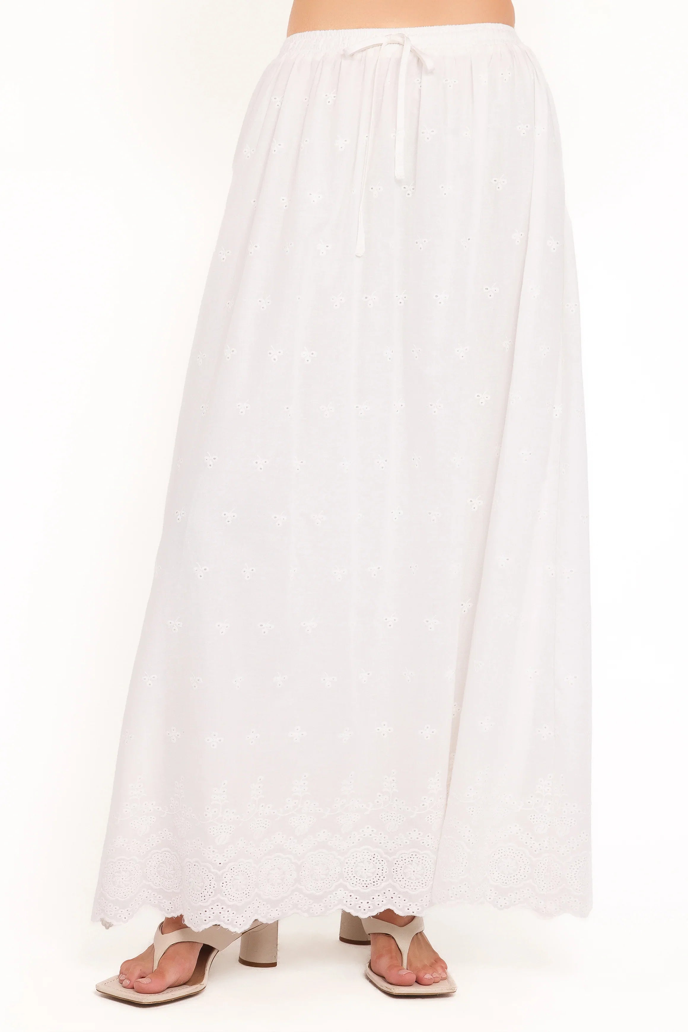 Blaire Skirt Set White