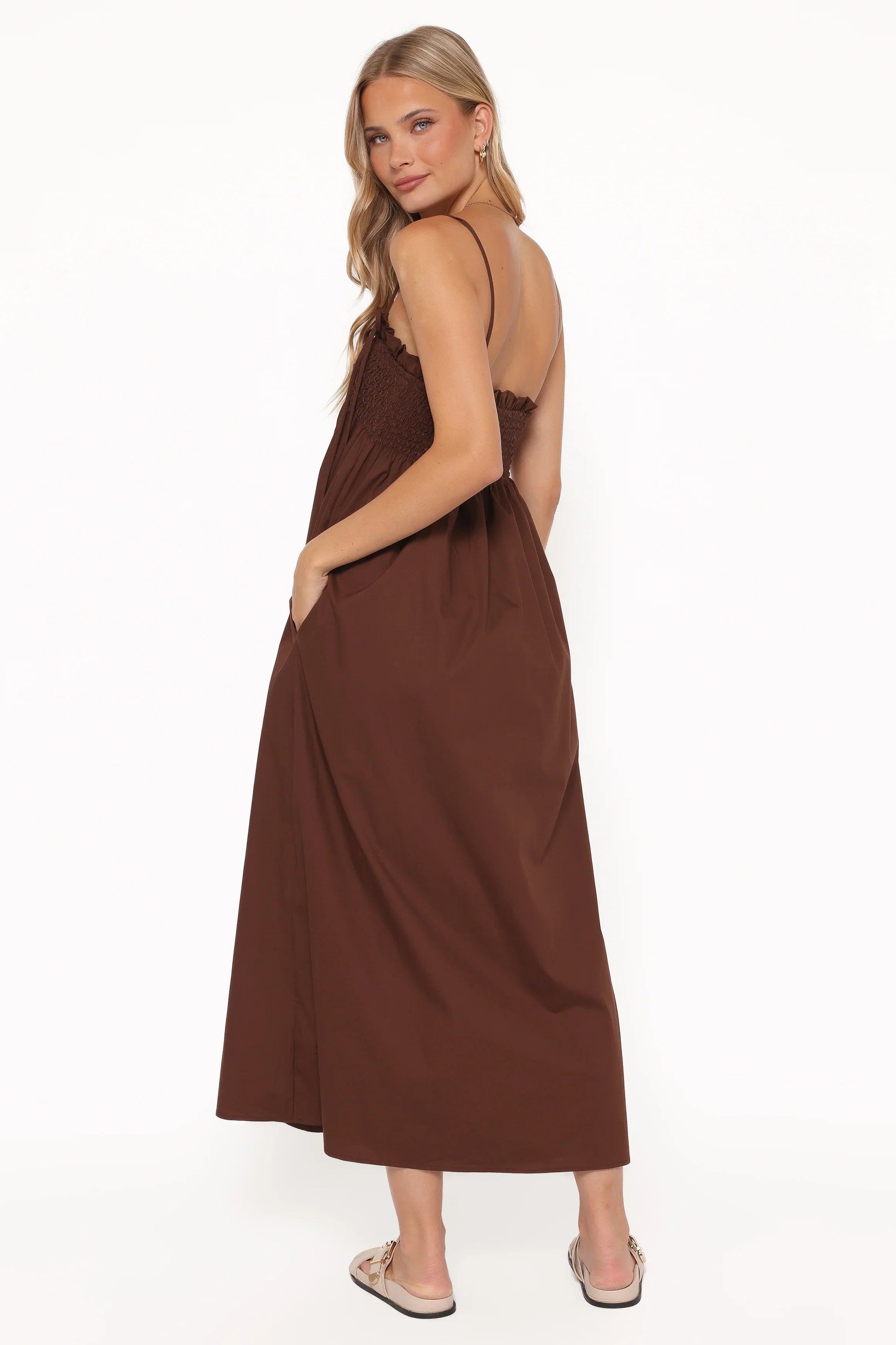 Josie Maxi Dress Brown