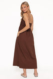 Josie Maxi Dress Brown