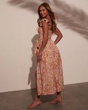Sweet Escape Corset Floral Maxi Dress