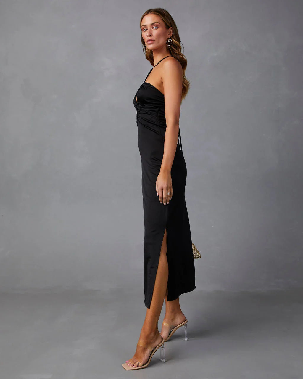 Sweet Amore Cutout Midi Dress
