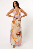 Marie Halterneck Maxi Dress Multi