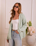 Softest Hour Open Front Knit Cardigan