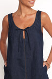 Azen Mini Dress Dark Denim
