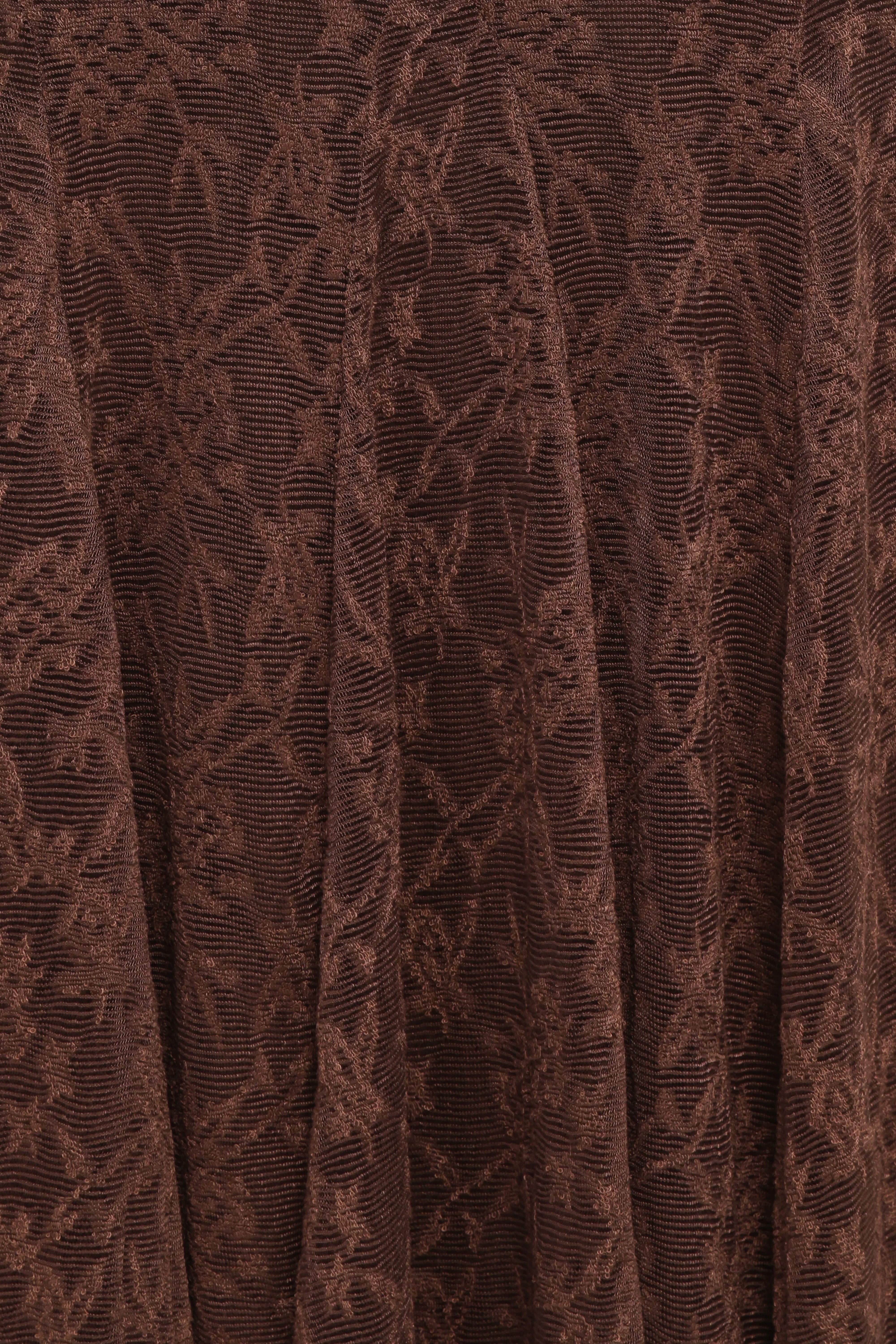 Bromley Lace Skirt Set Brown
