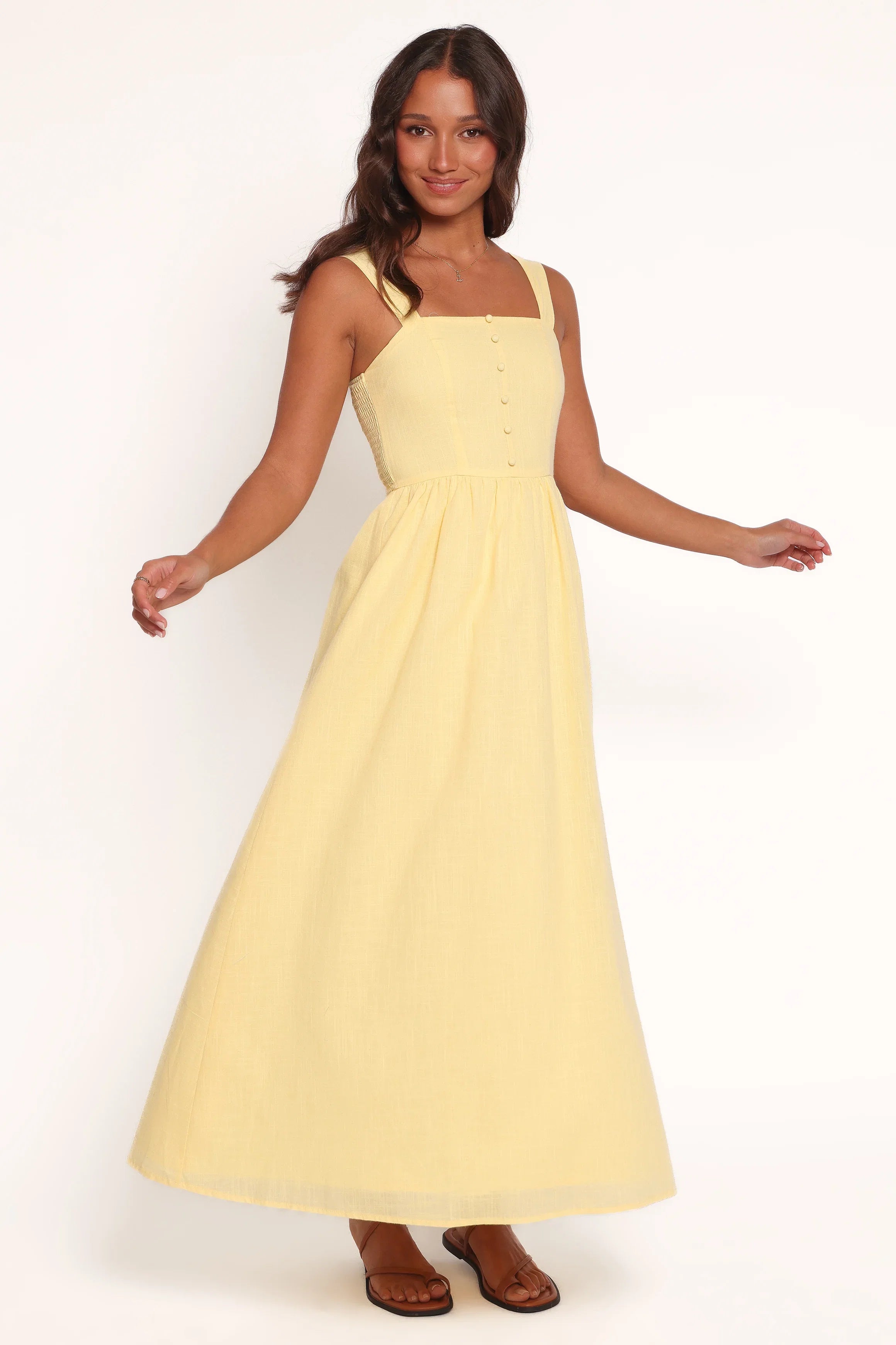 Caty Maxi Dress Yellow
