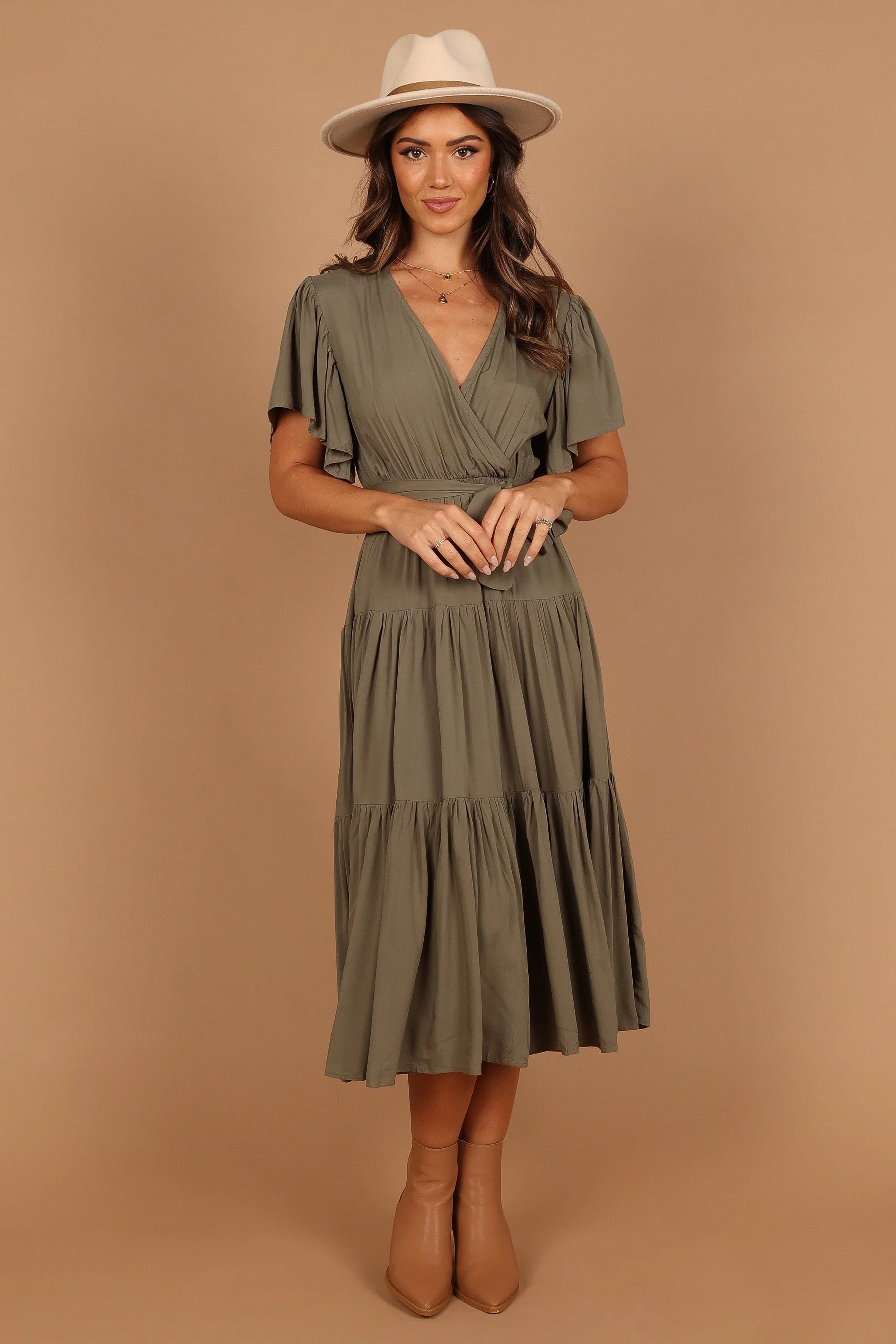 Barker Dress Olive