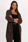 Callan Long Cardigan Brown