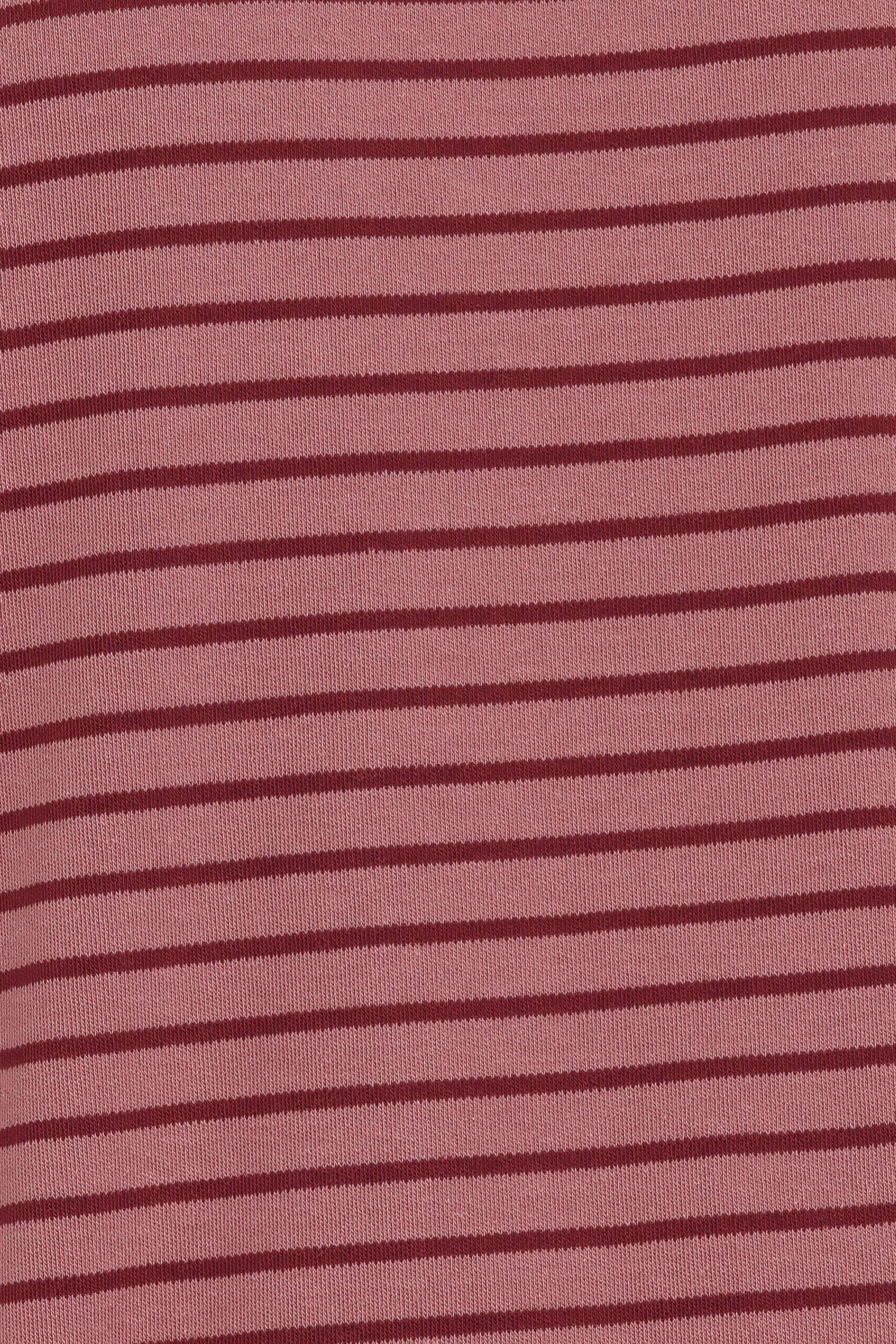 Wilda Oversized Tee Pink Red Stripe