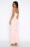 Shes A Masterpiece Lace Maxi Dress Pink
