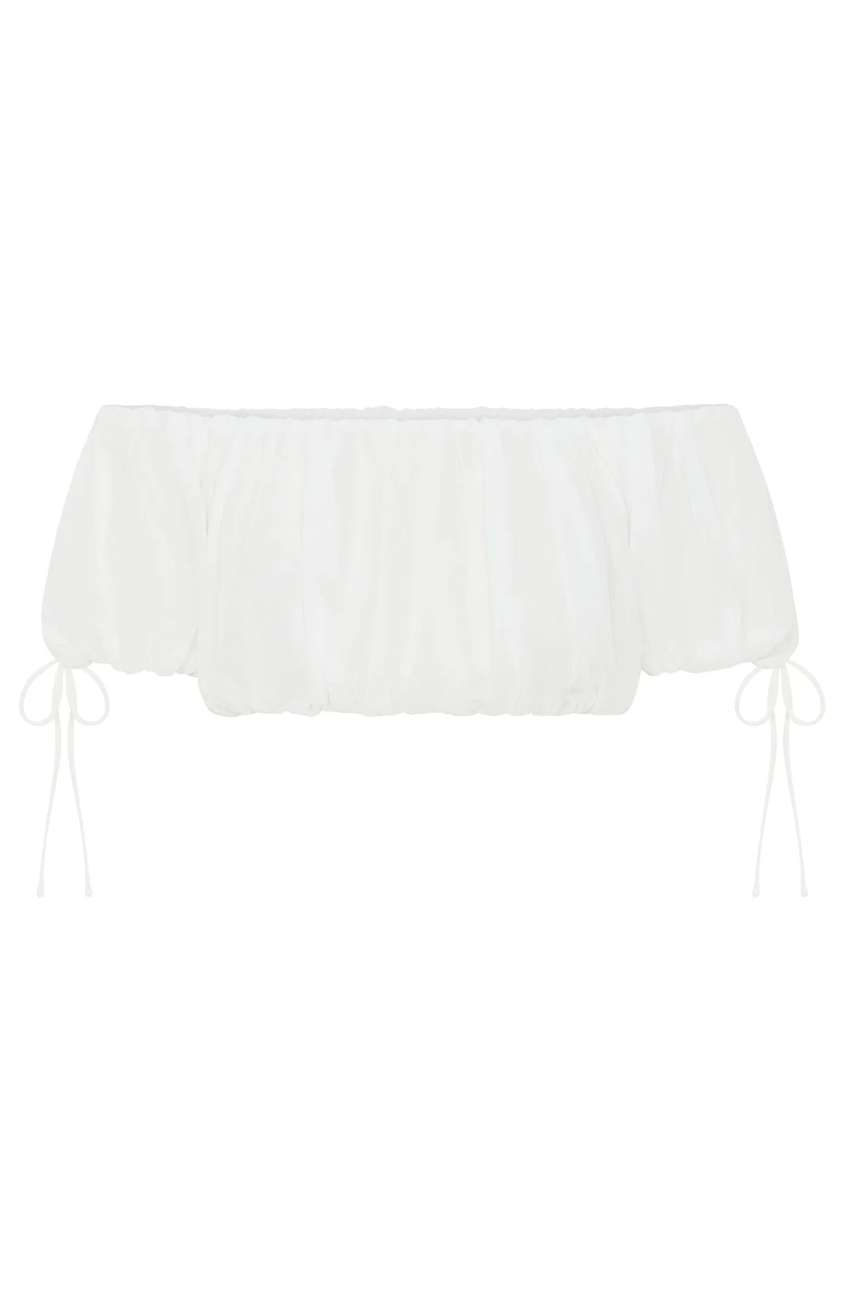 Flounce Flirt Top White
