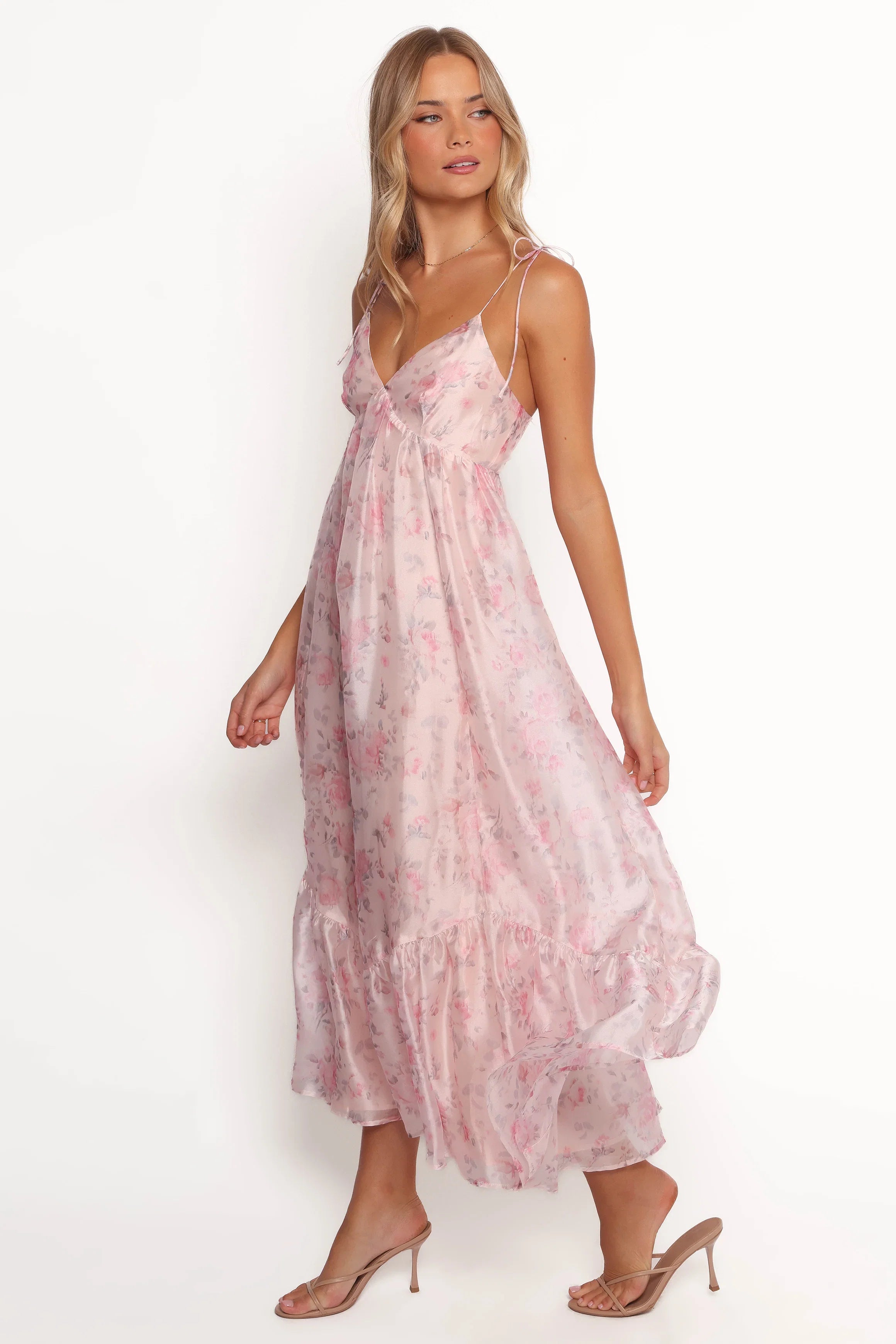 Xanthe Maxi Dress Pink Floral