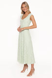 Mapleton Maxi Dress Sage Green Lace