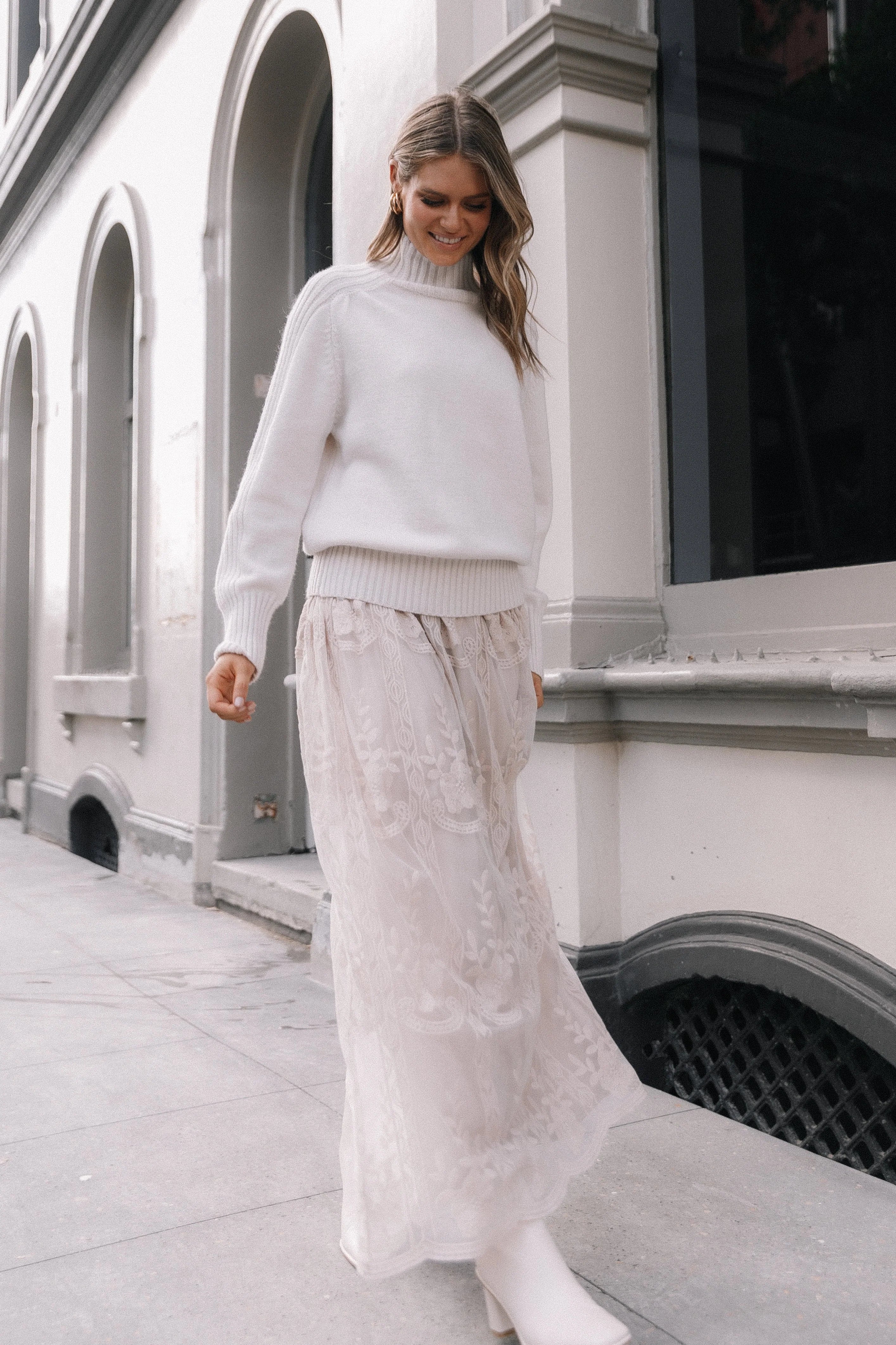 Cersi Knit Sweater Cream