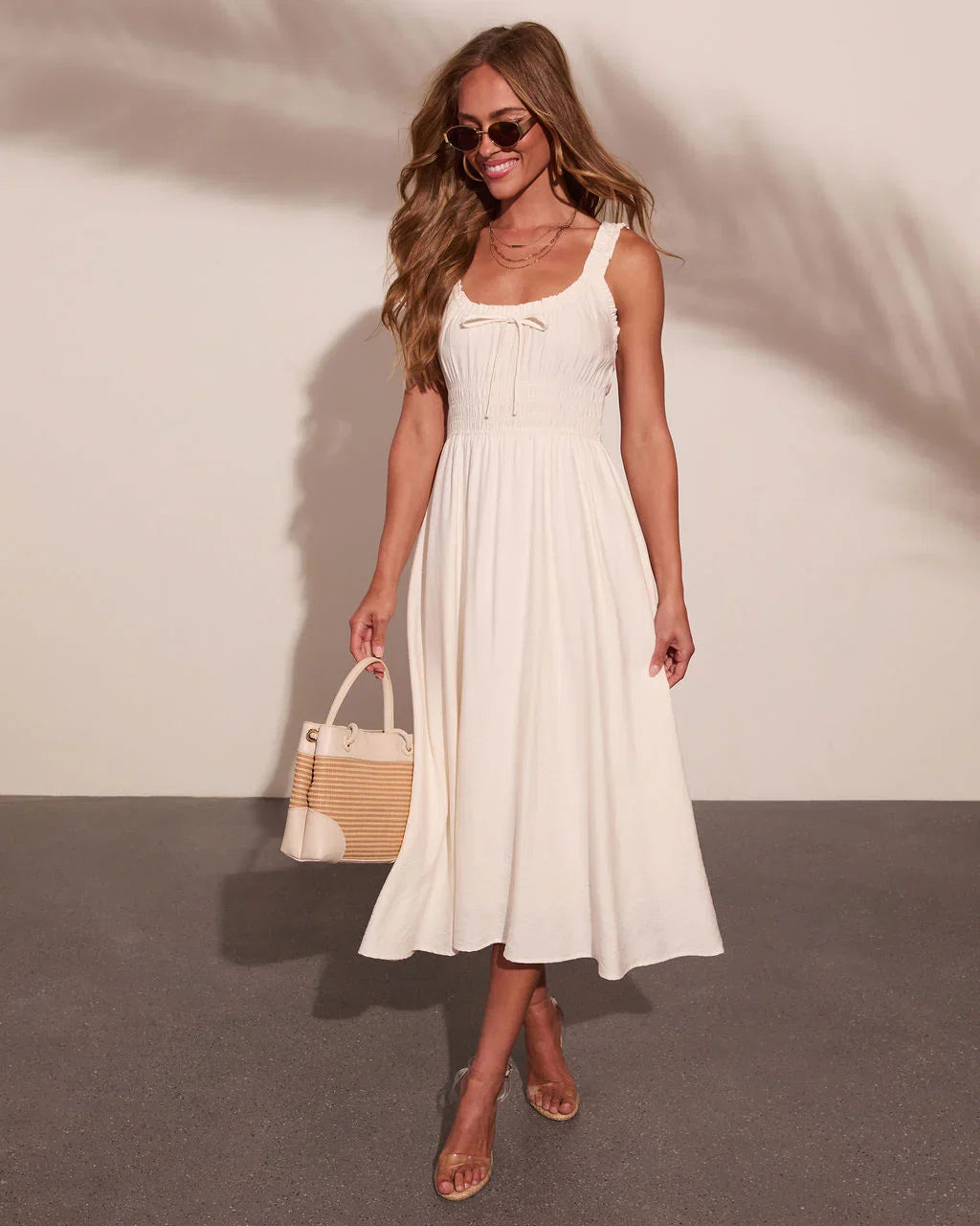 Carolina Joy Fit and Flare Maxi Dress
